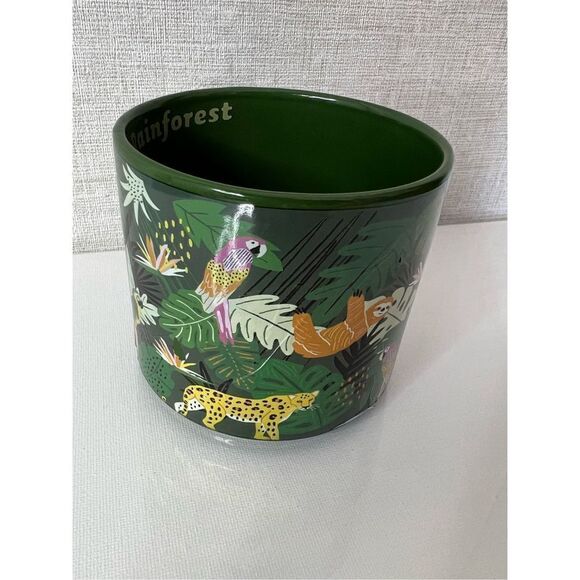 Rainforest Mug With Different Animals All Over and Writing Inside - Picture 2 of 5